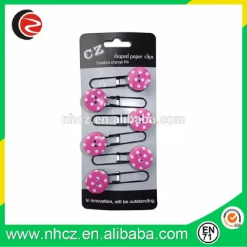 DIY novelty colorful button bookmark