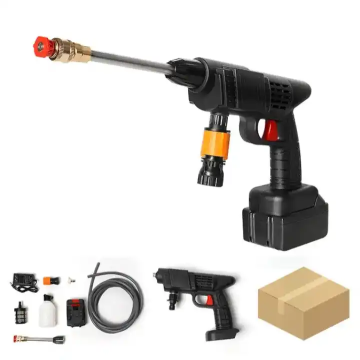 Cordless High Pressure Washer: 300W Car Wash Cleaning Machine with 10000mAh Battery