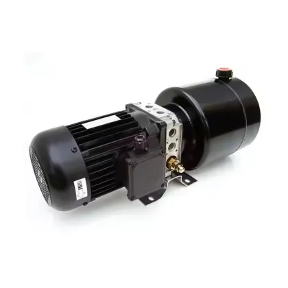 hydraulic power unit for snow plow