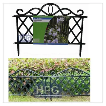 Plastic Garden Border Fence Edging Fencing