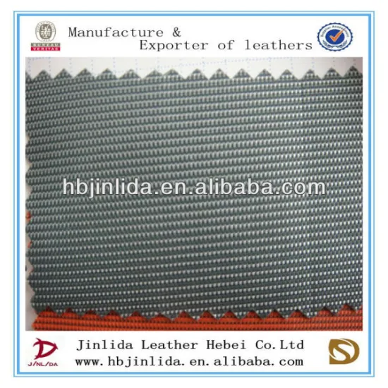 Car seat fabric with foam backing