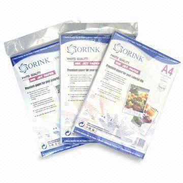130gsm A4 Inkjet Photo Papers, Capable of Heavy Ink Coverage and Fast Drying