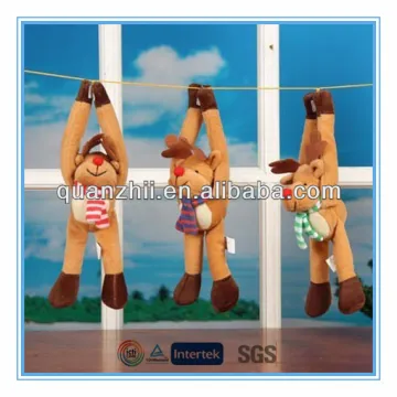 Plush santa claus stuffed christmas decoration toy deer design