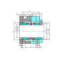 Tipo de vedação mecânica multi -mola M74D
