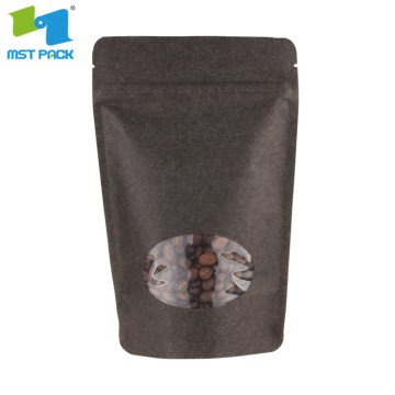 Kraft Paper Coffee Bags Ziplock Food Packaging Bag Ziplock Food Packaging Coffee Bags