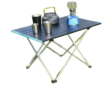 Portable Camp Folding Table - Lightweight Outdoor Furniture Mesa Camping Plegable