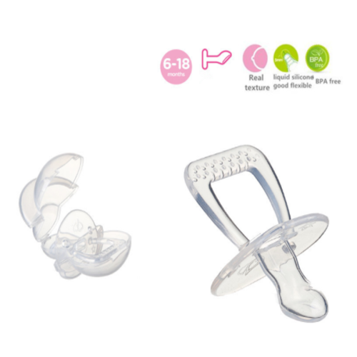 A0154 Flat Head Infant Silicone Soother