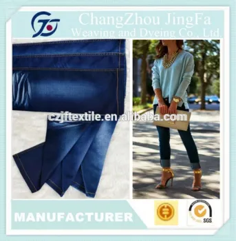 JF-K1187 8.9OZ Stone Washed Cotton Polyester Spandex Denim Fabric For Low Price
