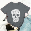 Halloween Costume Skull Cat T-shirt