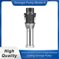 Bomba de aguas residuales de corte de acero inoxidable