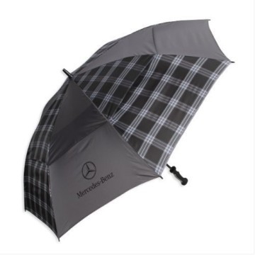 Automatic Plaid Logo Printing Golf Gift Umbrella