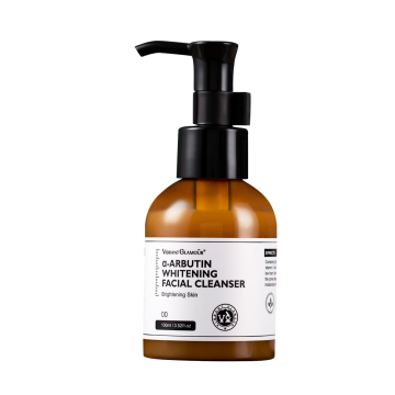 VIBRANT GLAMOUR Gentle Cleansing Facial Cleanser with Arbutin Serum for Whitening, Deep Clean, and Oil Control