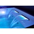 2 personnes baignoires de massage de luxe en acrylique avec lumière