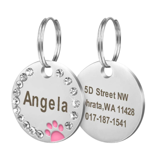 Tag ID Stainless Steel Pet