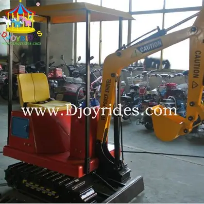 Amusement theme park equipment kids amusement excavator