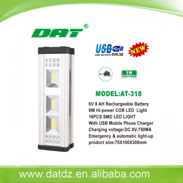 AT-318 new design emergency rechargeable light