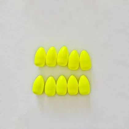 CHXFOAM Hard Chartreuse Styrofoam Floats for Fishing Accessories