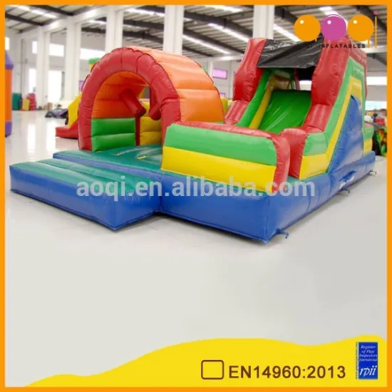 AOQI products top quality children inflatable obstacle course/interactive games