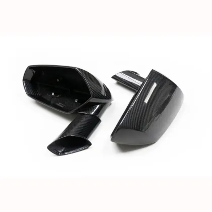 Lamborghini Aventador S SVJ Roadster Carbon Fiber Side Mirror Cover Caps