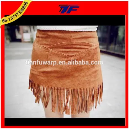 Hot Suede For Short Skirt Camel Suede Fabric