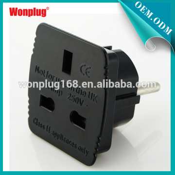 Universal UK to schuko ac power plug Adapter/Adaptor Plug germany adapter plug