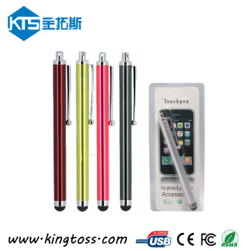 2013 Promotional Colored Ball Pen with Touch Stylus
