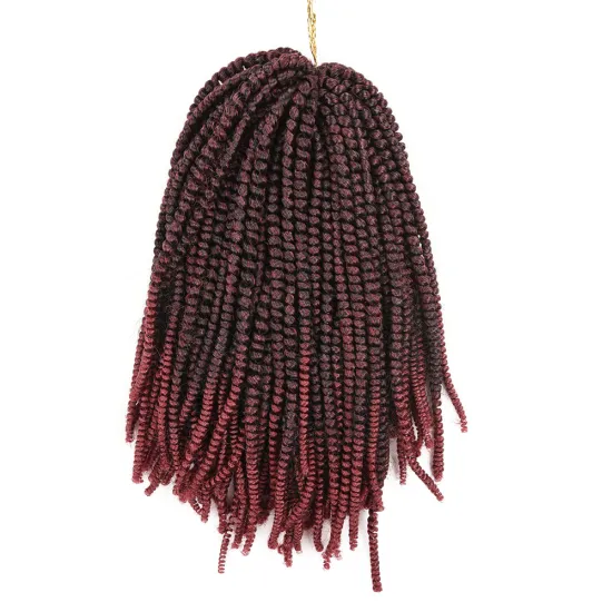 Hot Selling  Nubian Twist Crochet Braids 8 inch 50 strands/pack  Synthetic curly Crochet Hair Extension For African Braids