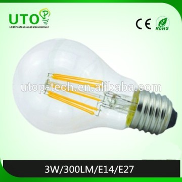 2015 Alibaba recommend 3w led filament bulb light for crystall light