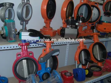 Wafer butterfly valve full PTFE