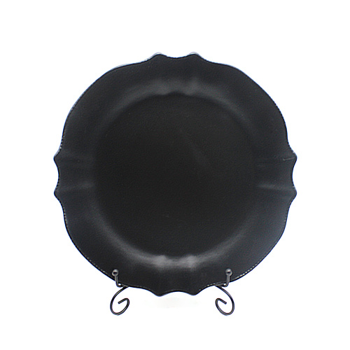 Nordic Ceramic Black Bowl und Teller -Set -Geschirrset