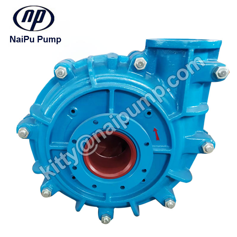 8/6F 10/8F Logam Lined Lined Centrifugal Mining Slurry Pump