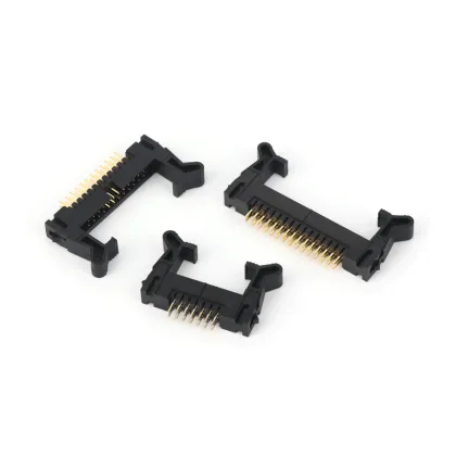 2.0mm Long ear buckle black Box Header