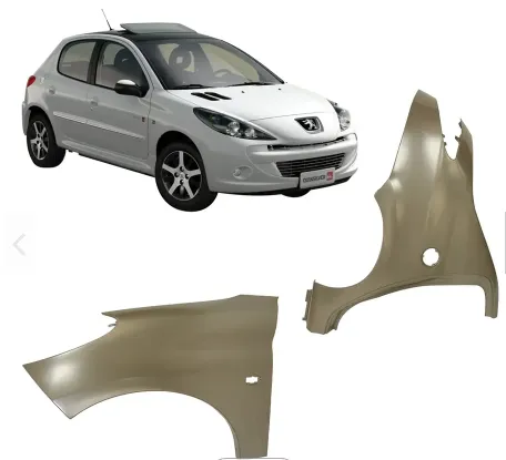 OE Quality Replacement Car Steel Front Rear Fender Quarter Flare for Peugeot 207