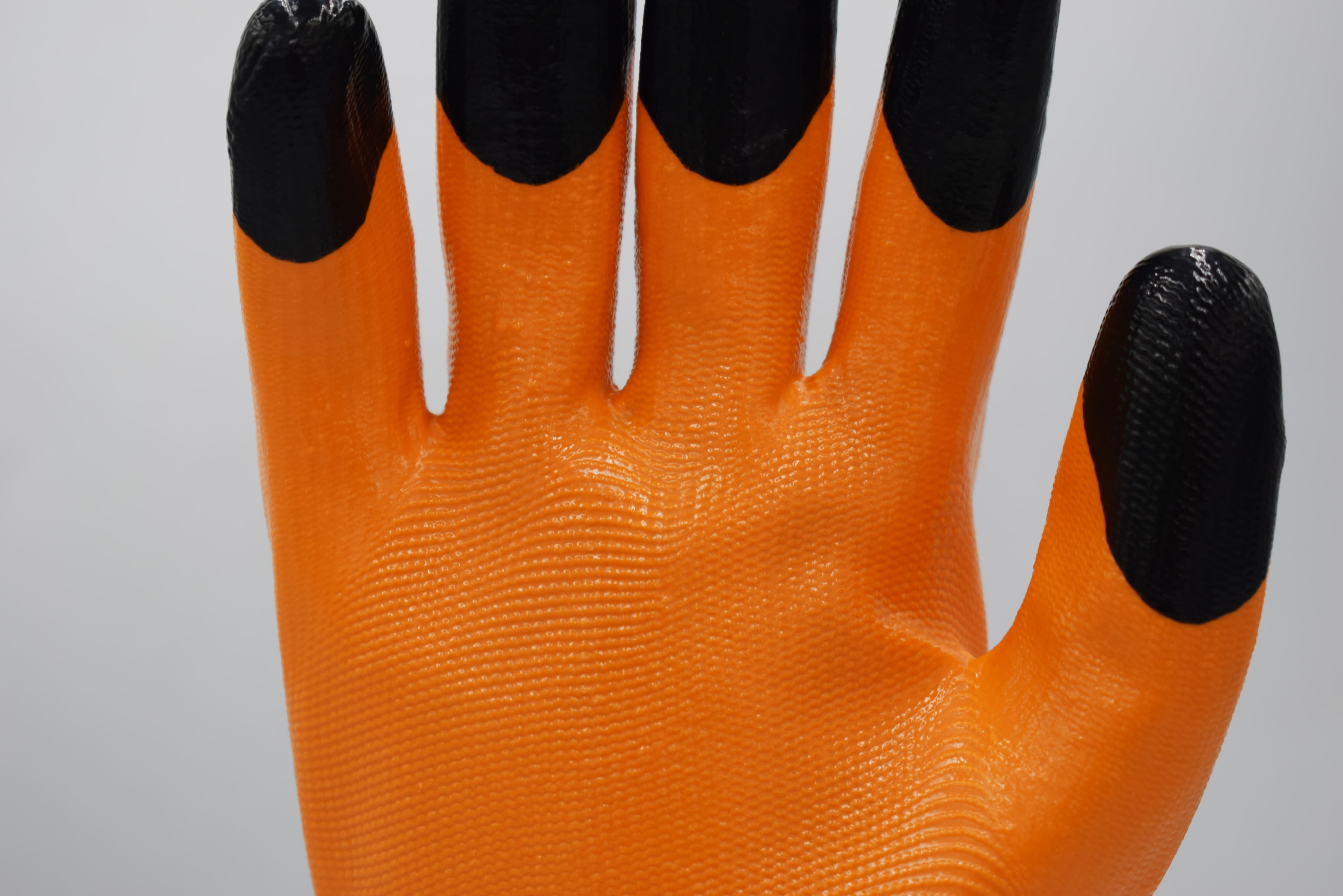 Wear resistant reinforced finger protective gloves