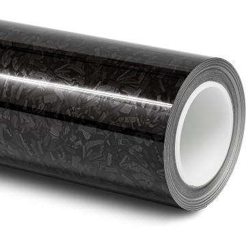 Fibra de carbono PPF negro brillante