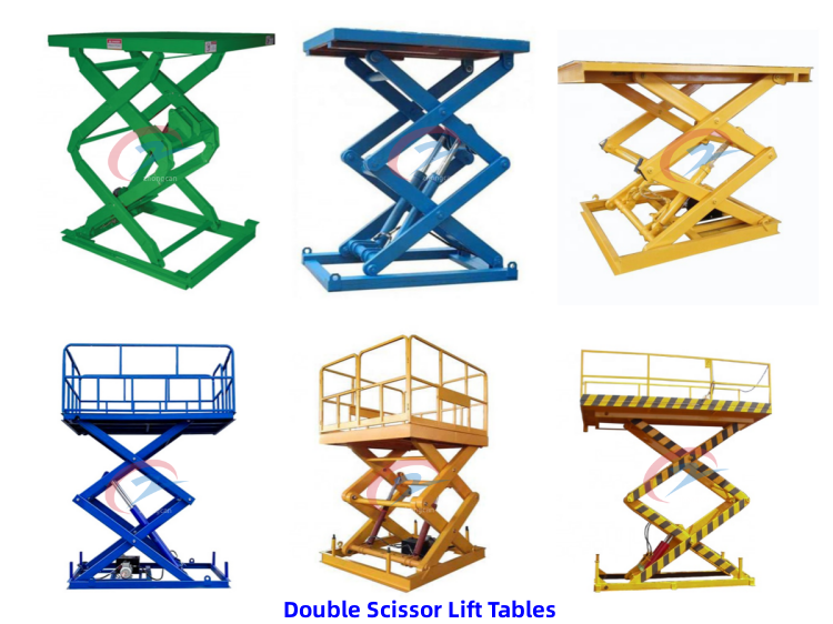 Double Scissor Lift Tables