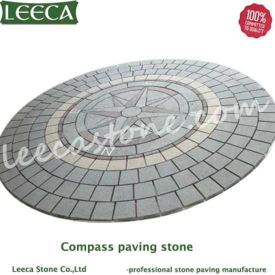 Granite stone compass paver
