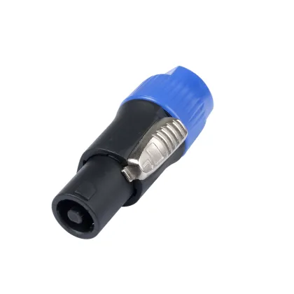 Professional Audio Speaker Wire Connectors: Speakon Female and Male Plugs for Audio & Video Accessories