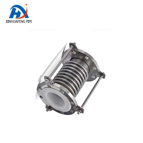 Smooth Surface Stainless Steel PTFE Bellow Expansion Joint