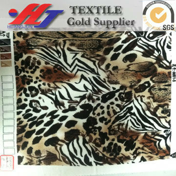 leopard print lycra cotton jersey knit fabric