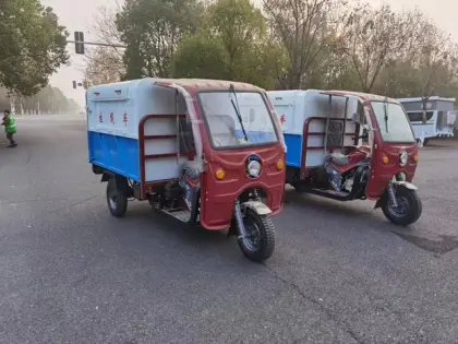 electric garbage truck electric three-wheeled garbage truck