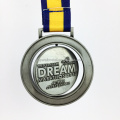 Médaille de course Hollow Running Metal Metal 3D Hollow en alliage zinc