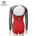 Mesh Sexy Long Sleeve Cheer Uniforms