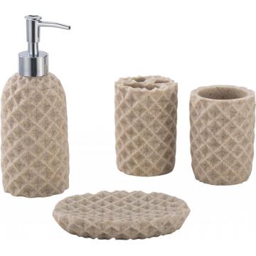 water chestnut Bathroom Accessory Set 4-piece