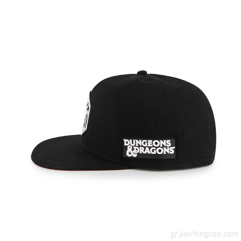 Προσαρμοσμένο σχέδιο Καουτσούκ snapback λογότυπο