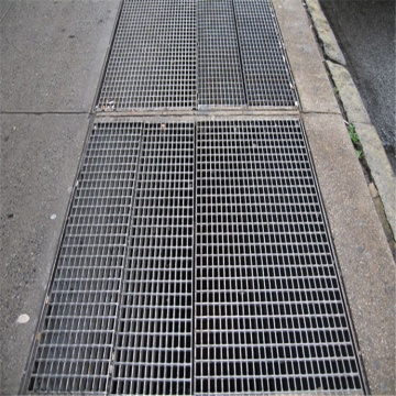 Cubierta de rejilla de drenaje de acero galvanizado para estacionamiento al aire libre