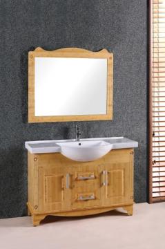 bamboo vanity