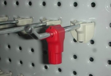 Security Display Hook with Stop Lock
