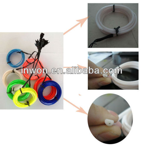 electronic luminescence plastic EL Wire with light