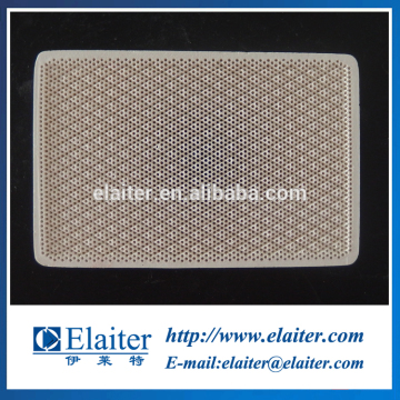 Infrared honeycomb ceramic plaque for cassette gas-cooker